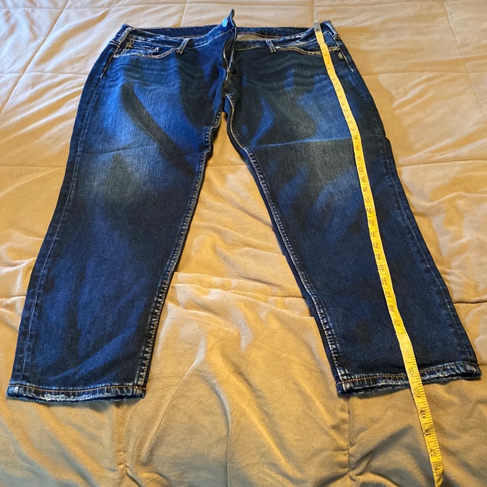 Silver Boyfriend size 36 these fit smaller like a 16